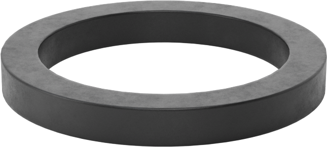 Kimyasallara Dayanıklı Viton® Floroelastomer O-Ring, Kare Profil, 1/8 Kesirli Genişlik, Dash No. 213