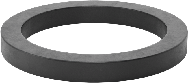 Kimyasallara Dayanıklı Viton® Floroelastomer O-Ring, Kare Profil, 1/8 Kesirli Genişlik, Dash No. 214