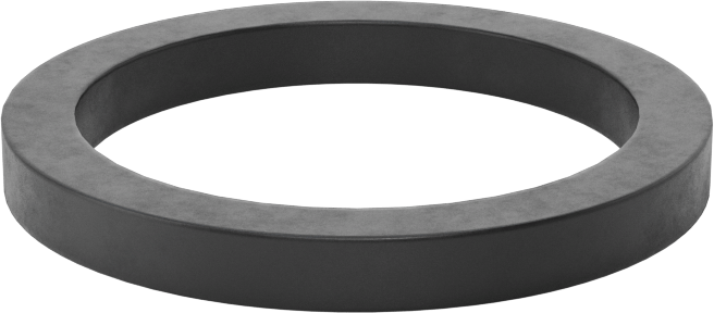 Kimyasallara Dayanıklı Viton® Floroelastomer O-Ring, Kare Profil, 1/8 Kesirli Genişlik, Dash No. 215