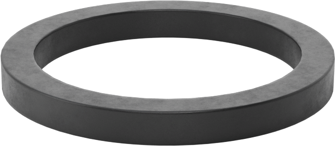 Kimyasallara Dayanıklı Viton® Floroelastomer O-Ring, Kare Profil, 1/8 Kesirli Genişlik, Dash No. 216