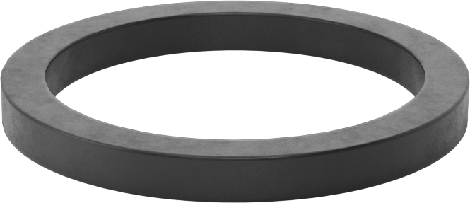 Kimyasallara Dayanıklı Viton® Floroelastomer O-Ring, Kare Profil, 1/8 Kesirli Genişlik, Dash No. 217