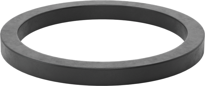 Kimyasallara Dayanıklı Viton® Floroelastomer O-Ring, Kare Profil, 1/8 Kesirli Genişlik, Dash No. 220