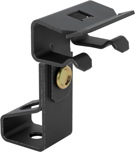 Dişli Çubuk için Presle Takılan Kiriş Kelepçesi, 1/4“-20 Çubuk Boyutu ve 5/16”- 1/2" Kiriş Kalınlığı için