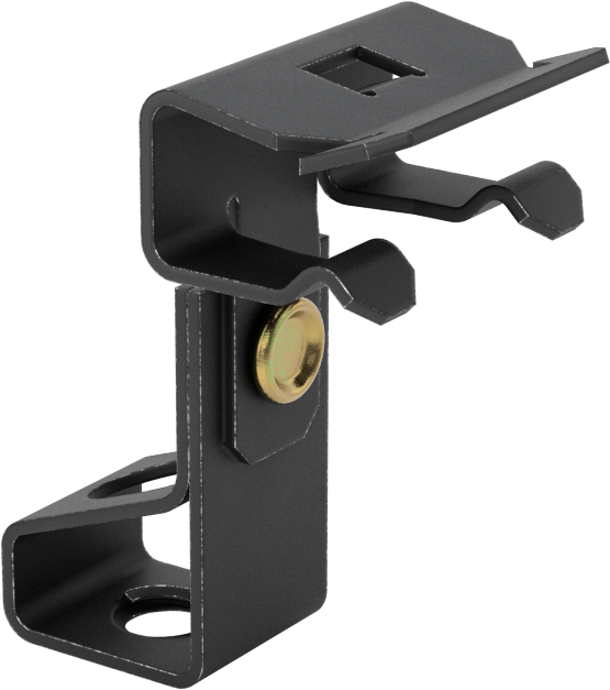 Dişli Çubuk için Presle Takılan Kiriş Kelepçesi, 3/8“-16 Çubuk Boyutu ve 5/16”- 1/2" Kiriş Kalınlığı için