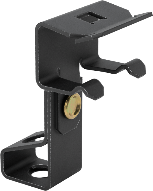 Dişli Çubuk için Presle Takılan Kiriş Kelepçesi, 3/8“-16 Çubuk Boyutu ve 9/16”- 3/4" Kiriş Kalınlığı için