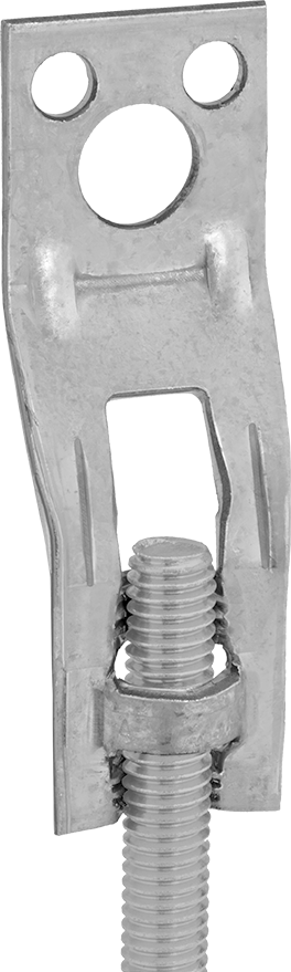 3/8"-16 Dişli Çubuk için Duvar Montajı