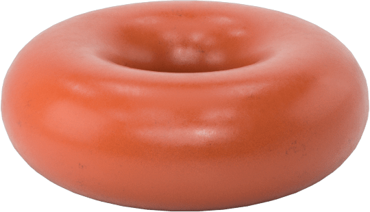 Yüksek Sıcaklık Yumuşak Silikon O-Ring, 3/64 Kesirli Genişlik, Dash Numarası 002