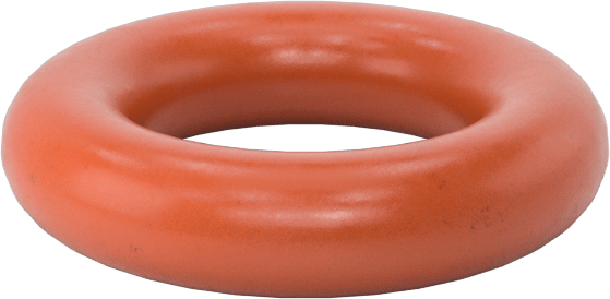 Yüksek Sıcaklık Yumuşak Silikon O-Ring, 1/16 Kesirli Genişlik, Dash Numarası 008