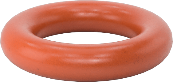 Yüksek Sıcaklık Yumuşak Silikon O-Ring, 1/16 Kesirli Genişlik, Dash Numarası 009