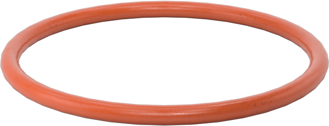 Yüksek Sıcaklık Yumuşak Silikon O-Ring, 1/16 Kesirli Genişlik, Dash Numarası 024