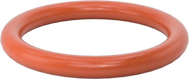 Yüksek Sıcaklık Yumuşak Silikon O-Ring, 1/8 Kesirli Genişlik, Dash Numarası 214