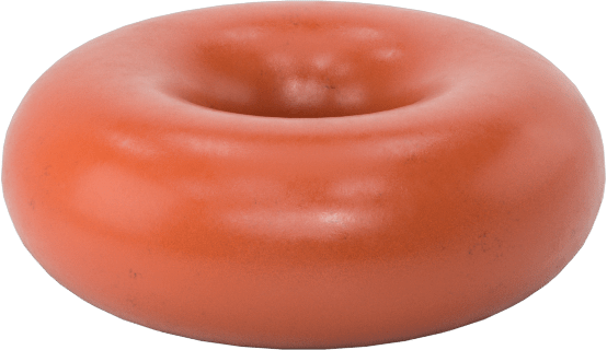 Yüksek Sıcaklık Yumuşak Silikon O-Ring, 3/32 Kesirli Genişlik, Dash Numarası 103