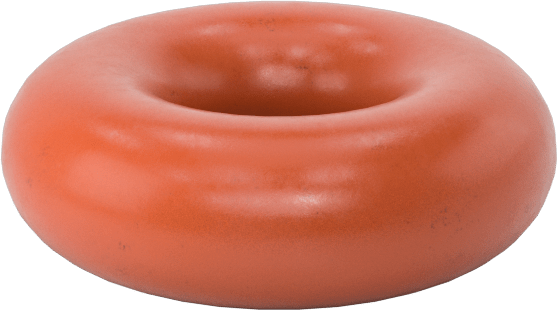 Yüksek Sıcaklık Yumuşak Silikon O-Ring, 3/32 Kesirli Genişlik, Dash Numarası 104