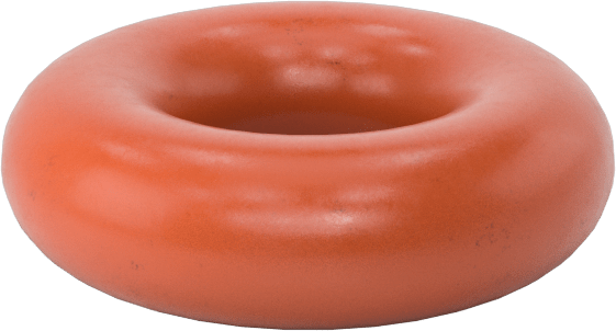 Yüksek Sıcaklık Yumuşak Silikon O-Ring, 3/32 Kesirli Genişlik, Dash No. 105