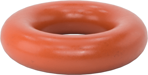 Yüksek Sıcaklık Yumuşak Silikon O-Ring, 3/32 Kesirli Genişlik, Dash Numarası 107