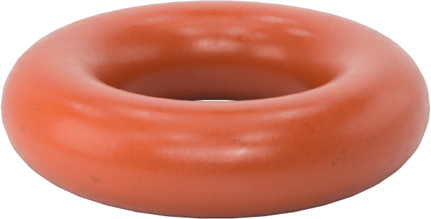 Yüksek Sıcaklık Yumuşak Silikon O-Ring, 3/16 Fraksiyonel Genişlik, Dash Numarası 309
