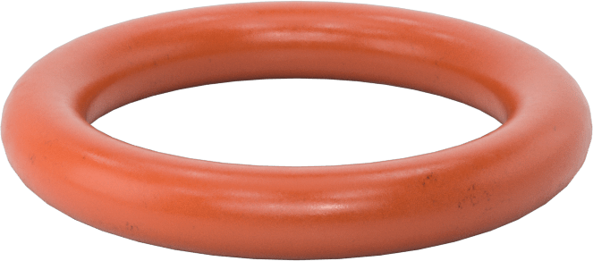 Yüksek Sıcaklık Yumuşak Silikon O-Ring, 3/16 Fraksiyonel Genişlik, Dash Numarası 319