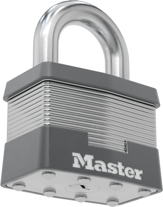 Lamine Çelik Gövdeli Asma Kilit, Master Lock 5, ana anahtarlı, 1" dikey açıklık