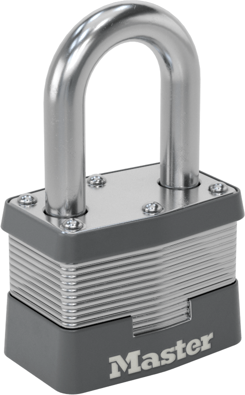 Lamine Çelik Gövdeli Asma Kilit, Master Lock 5, #A500'e Uygun, 1-1/2" Dikey Boşluk