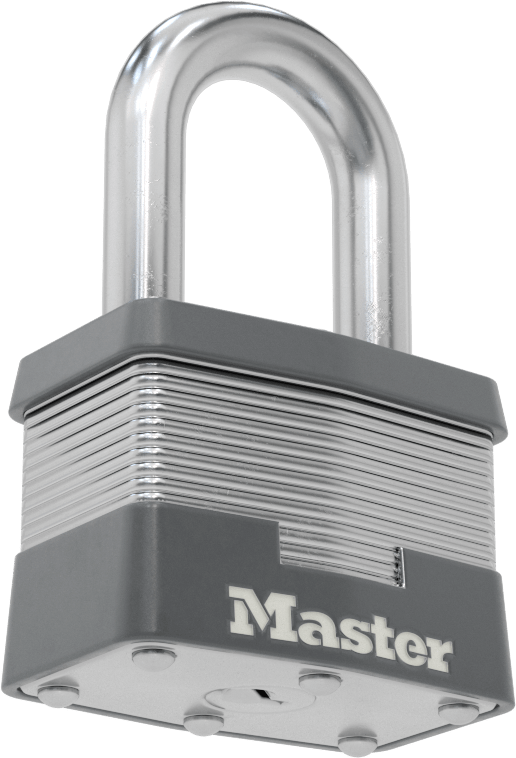 Lamine Çelik Gövdeli Asma Kilit, Master Lock 5, #A500'e Uygun, 1-1/2" Dikey Boşluk