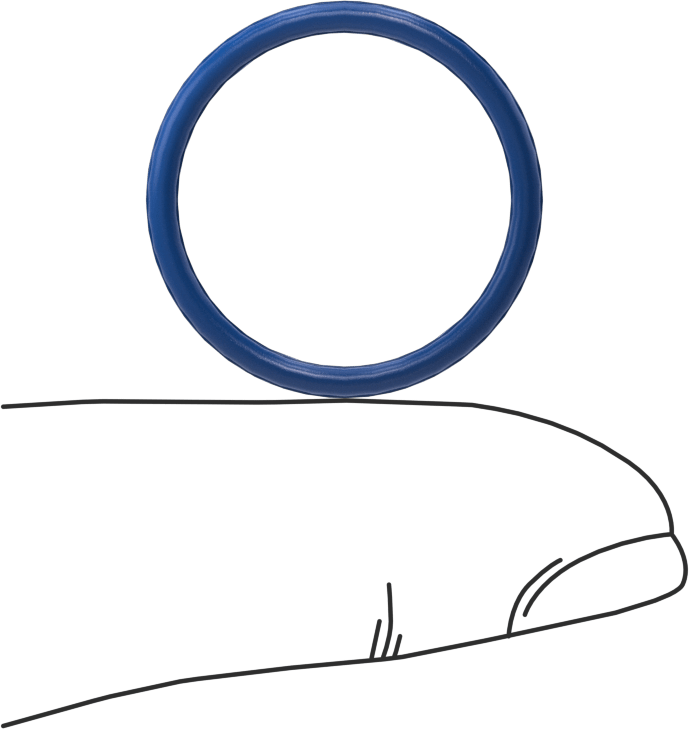 Yağa Dayanıklı Metal ve X-Ray ile Tespit Edilebilir O-Ring, Buna-N, 1/16 Kesirli Genişlik, Dash Numarası 018