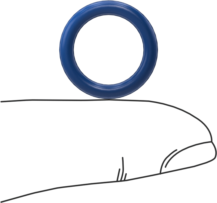 Yağa Dayanıklı Metal ve X-Ray ile Tespit Edilebilir O-Ring, Buna-N, 3/32 Kesirli Genişlik, Dash No. 112