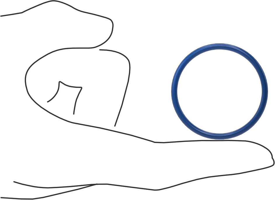 Yağa Dayanıklı Metal ve X-Ray ile Tespit Edilebilir O-Ring, Buna-N, 3/32 Kesirli Genişlik, Dash No. 127