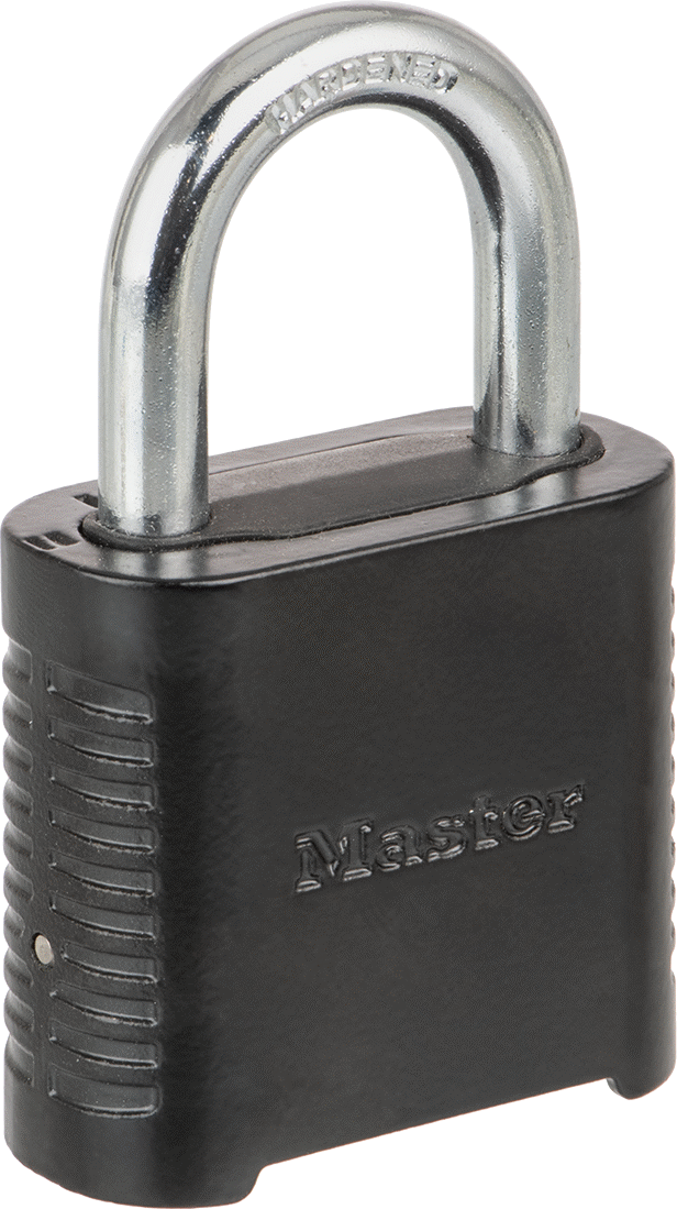 Sıfırlanabilir Şifreli Asma Kilit, Çift Kilitli Kelepçe, Katı Çinko Gövde, Master Lock 878