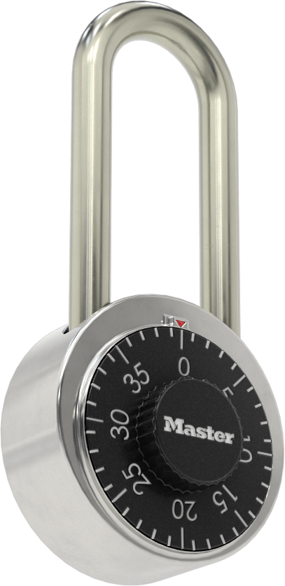 Kombinasyon Asma Kilit, Master Lock 1500, 2" Dikey Kelepçe Boşluğu