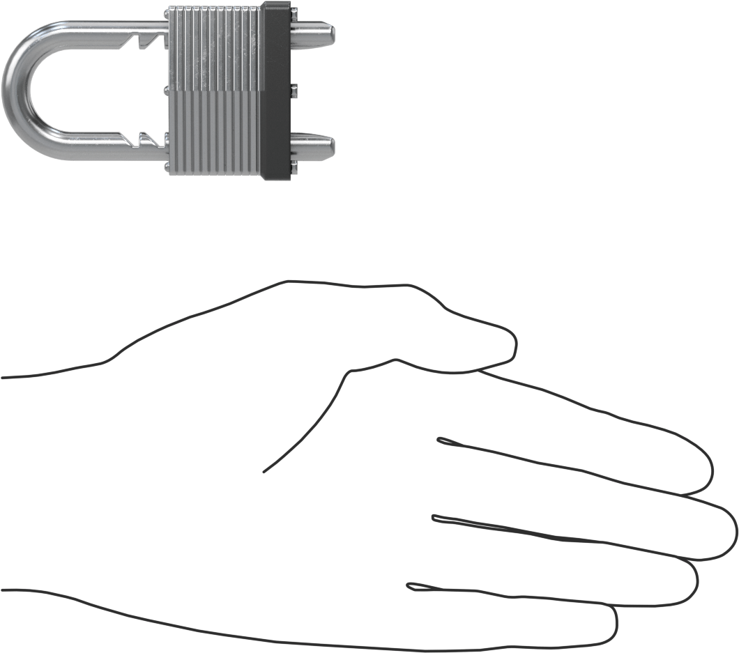 Ayarlanabilir Boşluklu Asma Kilit, Lamine Çelik Gövde, Master Lock 510