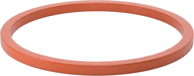 Kare Profilli Yüksek Sıcaklık Silikon O-Ring, 1/16 Kesirli Genişlik, Dash No. 025
