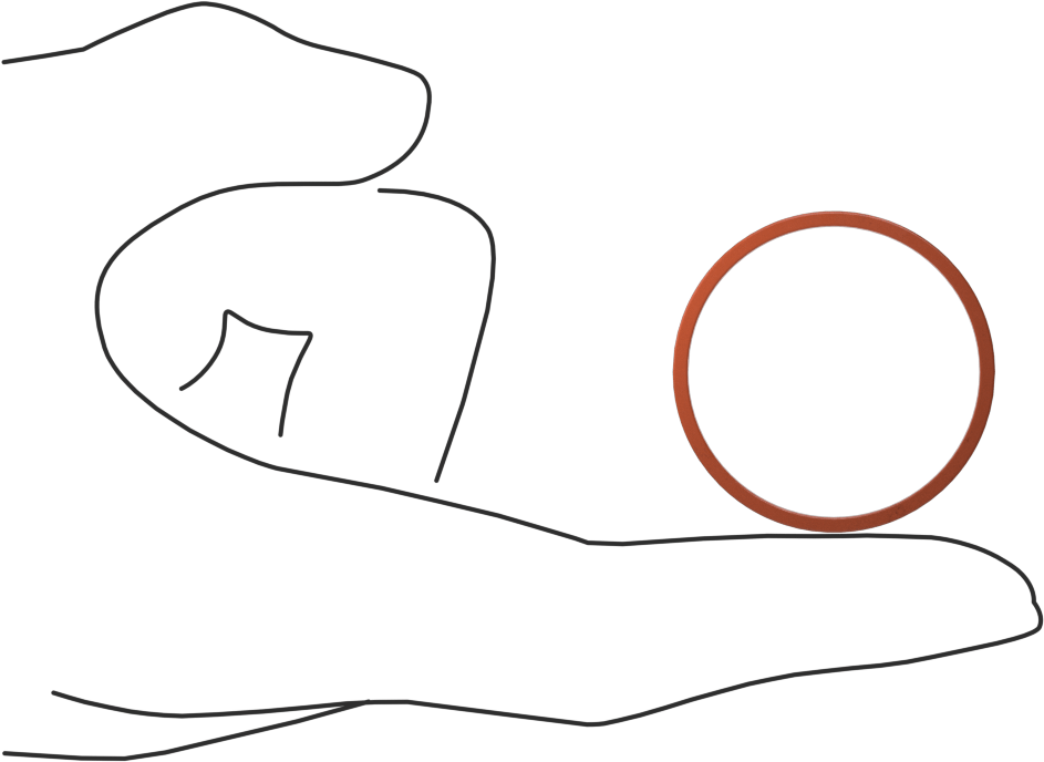 Kare Profilli Yüksek Sıcaklık Silikon O-Ring, 1/16 Kesirli Genişlik, Dash Numarası 027