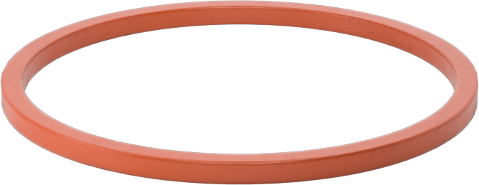 Kare Profilli Yüksek Sıcaklık Silikon O-Ring, 1/16 Kesirli Genişlik, Dash Numarası 028