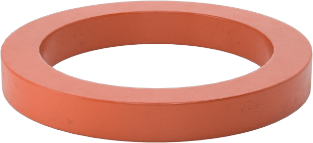 Kare Profilli Yüksek Sıcaklık Silikon O-Ring, 3/32 Kesirli Genişlik, Dash Numarası 114