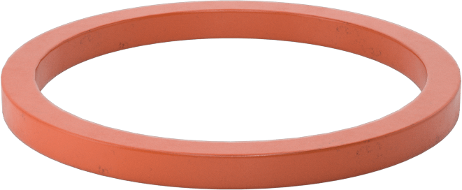 Kare Profilli Yüksek Sıcaklık Silikon O-Ring, 3/32 Kesirli Genişlik, Dash No. 123
