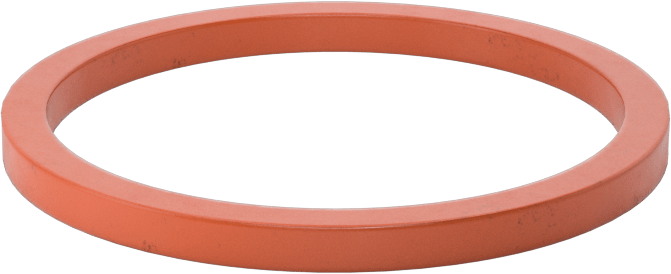 Kare Profilli Yüksek Sıcaklık Silikon O-Ring, 3/32 Kesirli Genişlik, Dash No. 125