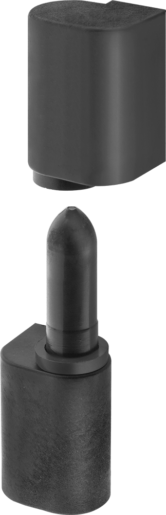 Delikli Dar Profilli Kaldırmalı Menteşeler, Plastik, Sol Yan Montajı, 1-5/8“ x 3/4” Yapraklar