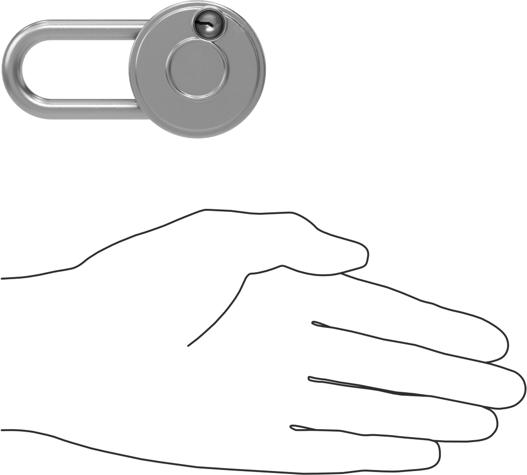 Anahtar Kontrollü Şifreli Asma Kilit, Ekstra Boşluk ile, Master Lock 1525