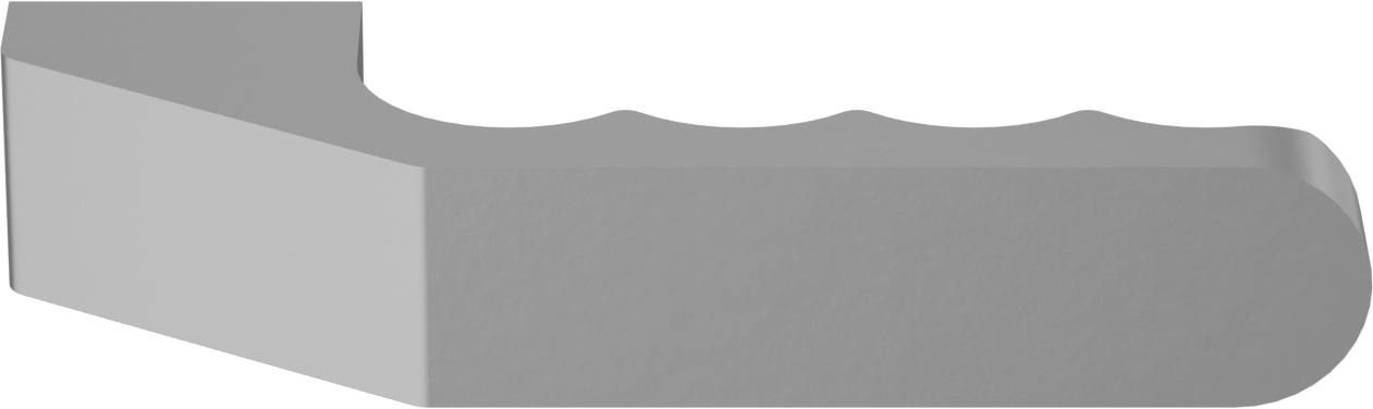 Açık Uçlu Çekme Kolu, Tek Kollu, M5 x 10 mm Dişli Delik, Alüminyum
