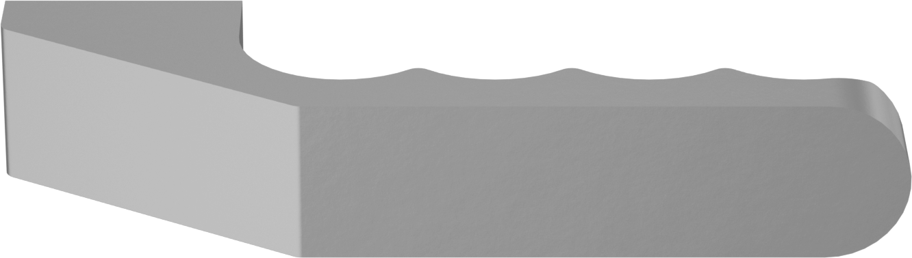 Açık Uçlu Çekme Kolu, Tek Kollu Tutamak, M8 x 16 mm Dişli Delik, Alüminyum