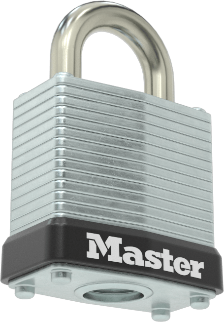 Lamine Çelik Gövdeli Asma Kilit, Master Lock 105, 1/2" Dikey Kelepçe Boşluğu