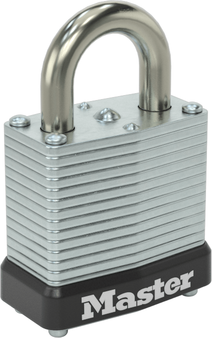Lamine Çelik Gövdeli Asma Kilit, Master Lock 105, 1/2" Dikey Kelepçe Boşluğu