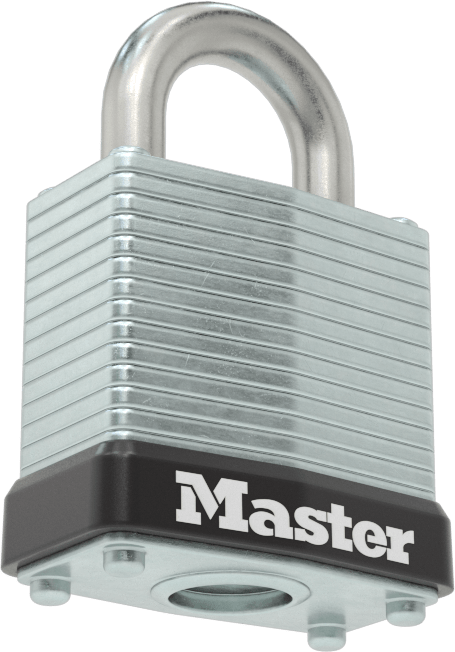 Lamine Çelik Gövdeli Asma Kilit, Master Lock 105, 048 Numaralı Anahtarla Aynı Anahtarlı