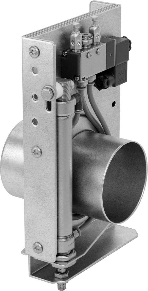 Otomatik Patlama Kapısı, Kanal Boyutu 4, 3-7/8" Erkek Dış Çap