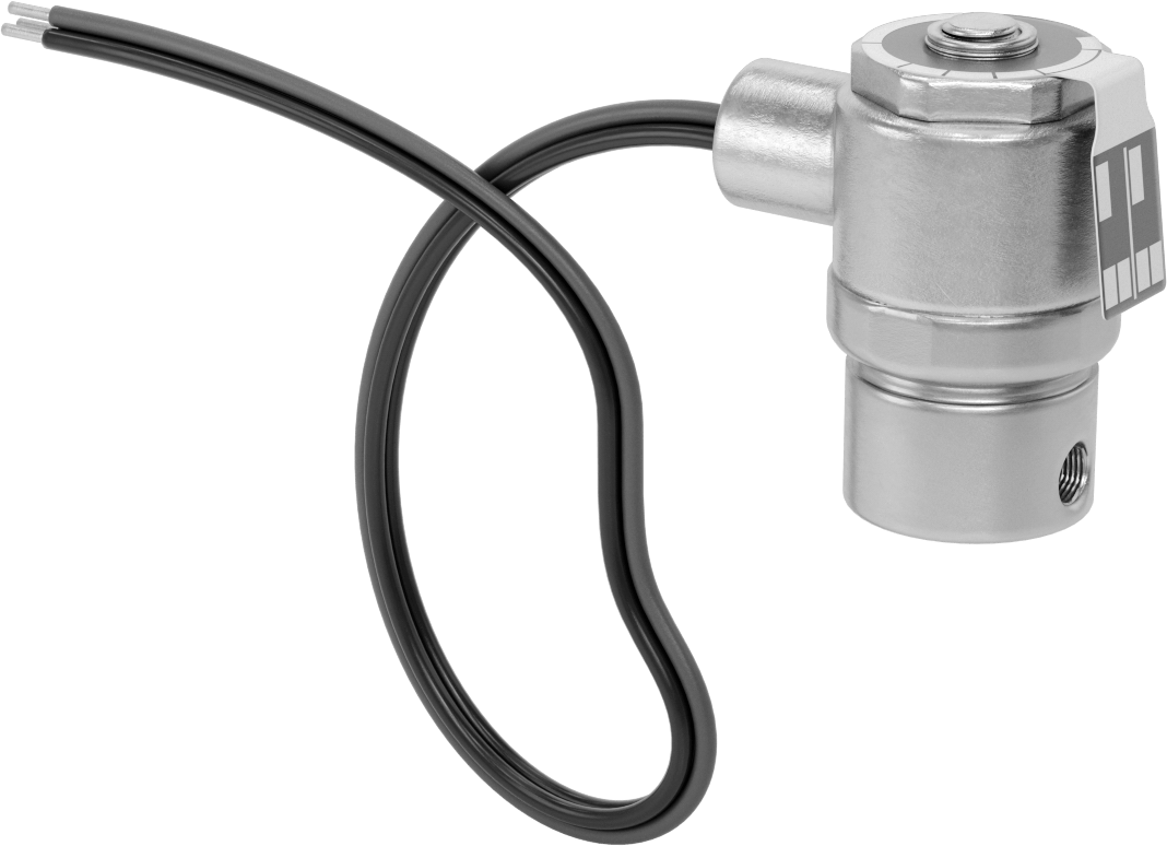 303 Paslanmaz Çelik Tehlikeli Ortam Solenoid Açma/Kapama Vanası, İnert Gaz için, 120V AC, 1/8 NPT Dişi, 650 Maksimum PSI