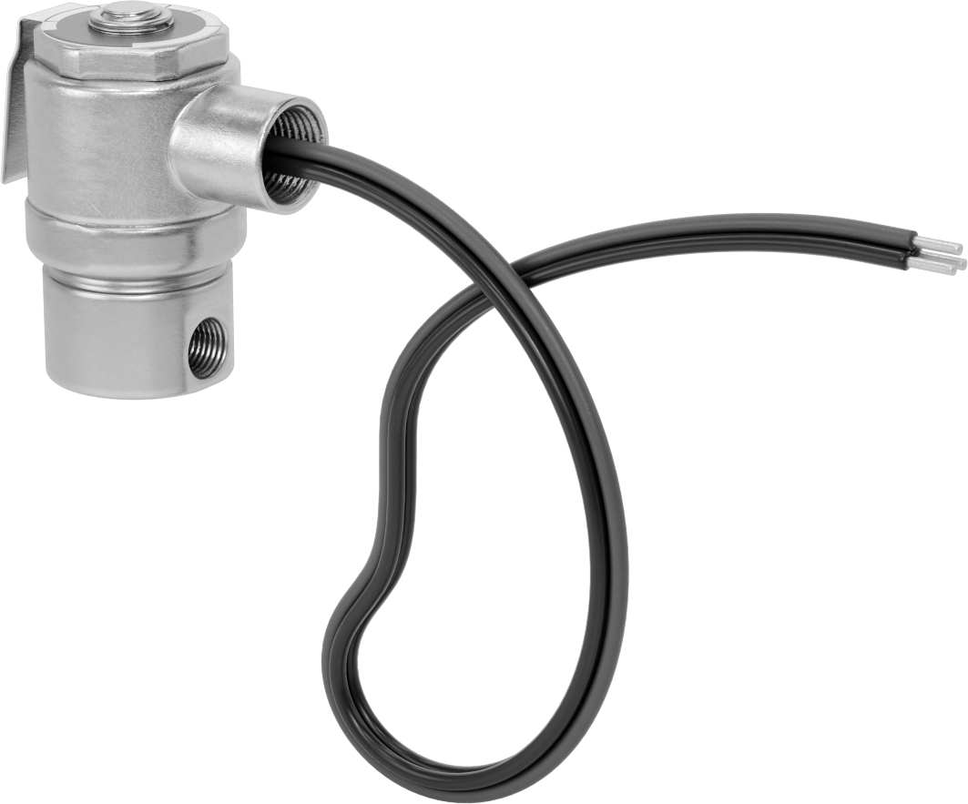 303 Paslanmaz Çelik Tehlikeli Ortam Solenoid Açma/Kapama Vanası, İnert Gaz için, 120V AC, 1/4 NPT Dişi, 1750 Maksimum PSI