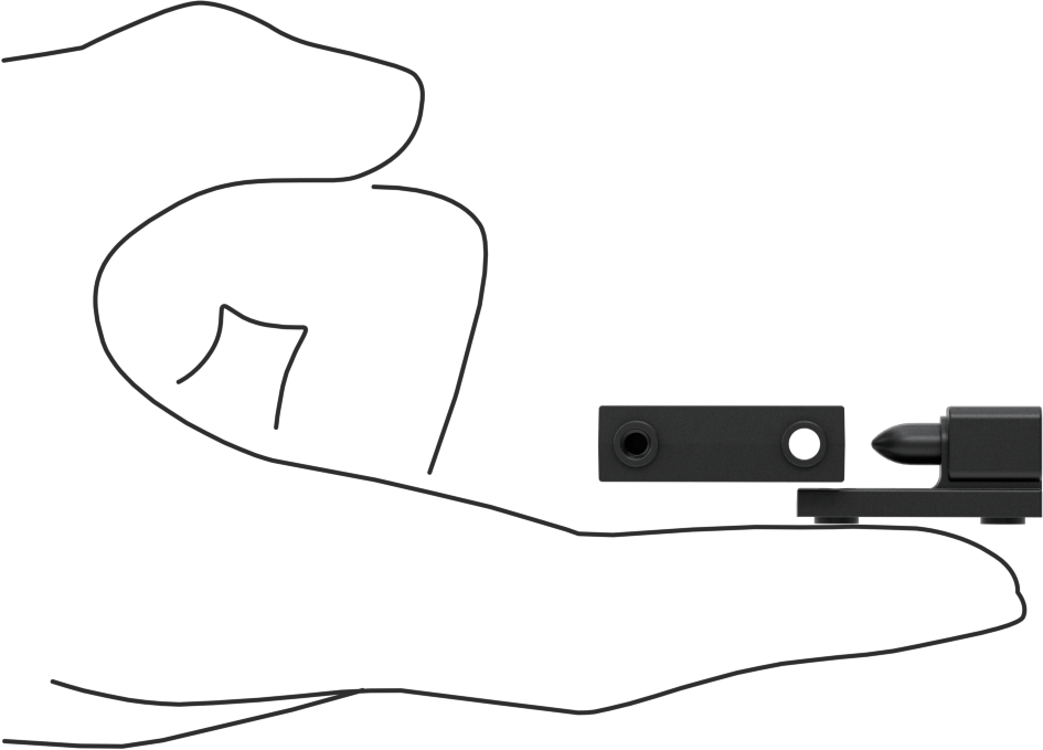 Delikli Dar Profilli Kaldırmalı Menteşeler, Kapaklı Kapı, Ters Çevrilebilir Kapı Montajı, 1-1/8" x 5/16"