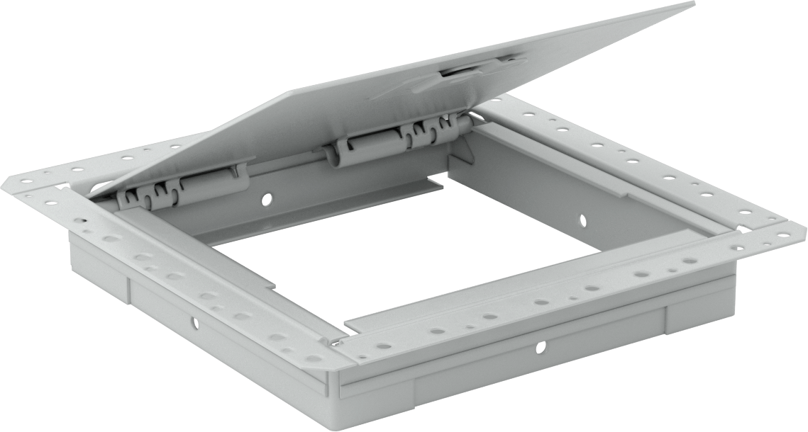 Alçıpan Flanşlı Gömme Montajlı Erişim Paneli, 8-3/8“ Yükseklik x 8-3/8” Genişlik x 2" Derinlik Kesik için
