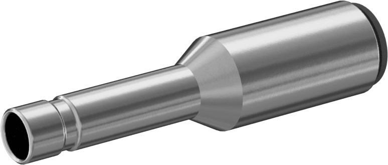Hava için Kesme Özellikli Baskı ile Bağlantı Elemanı, Düz Adaptör, 8 mm Mil Dış Çapı, 8 mm Boru Dış Çapı için