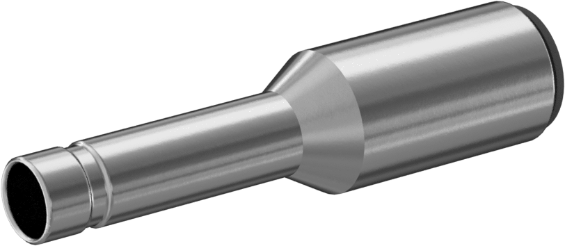 Hava için Kesme Özellikli Baskı ile Bağlantı Elemanı, Düz Adaptör, 10 mm Mil Dış Çapı, 10 mm Boru Dış Çapı için